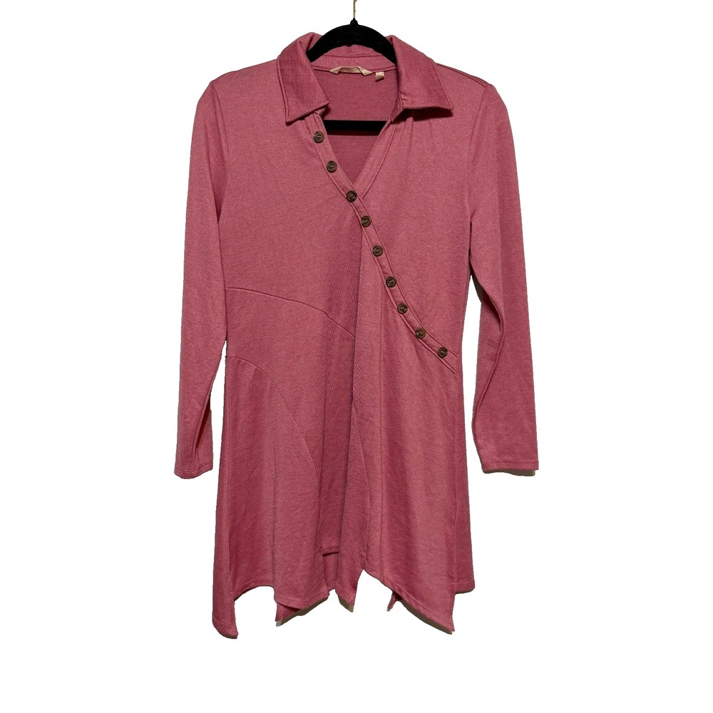 Soft Surroundings Cozy Chic‎ Minimalist Mini Tunic Dress Women XS Coquette Luxe